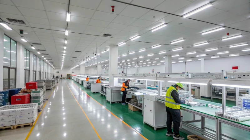 KINGBRIGHT LED production workshop for LED packaging and manufacturing