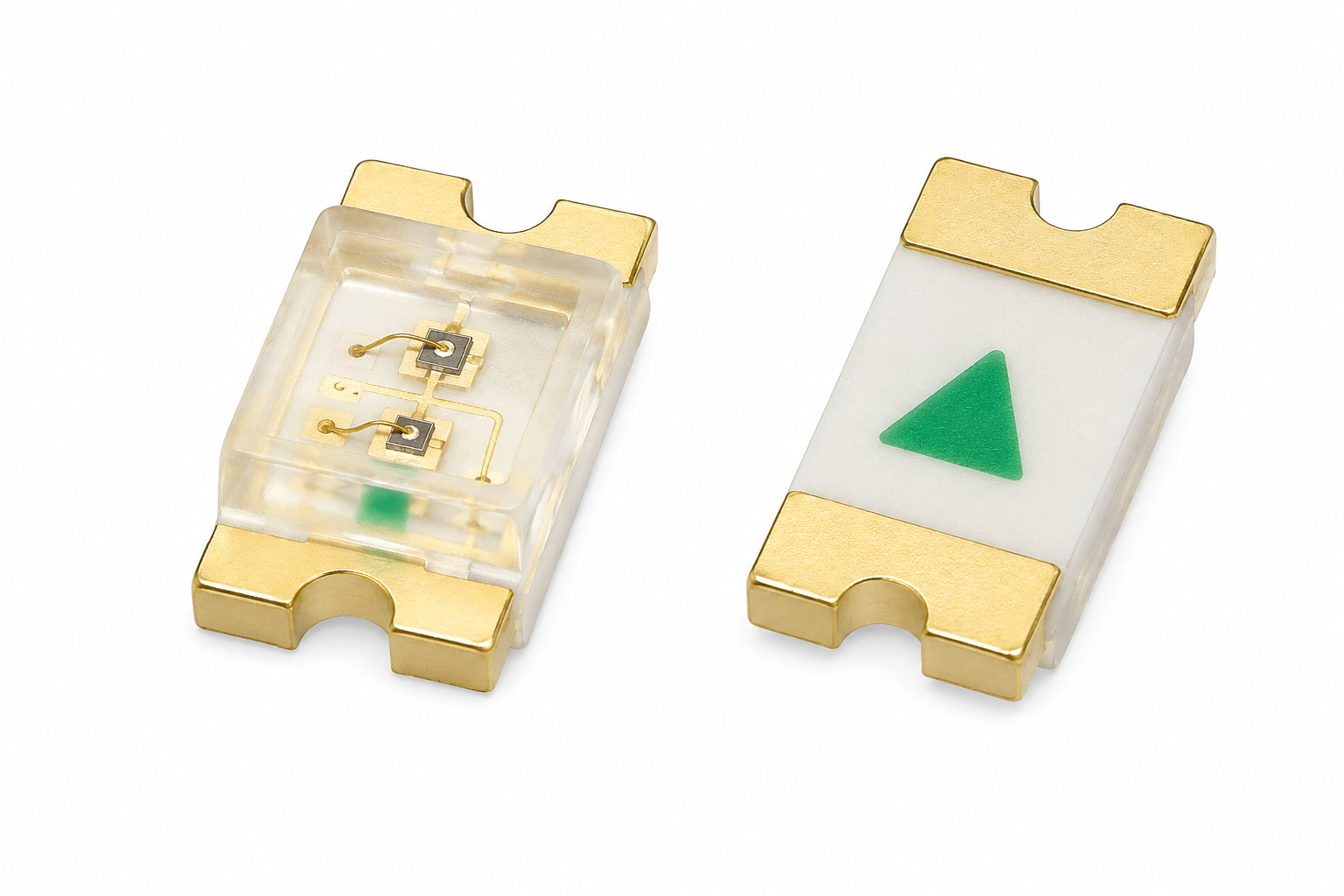 KINGBRIGHT 0805 dual color chip LED specification and product image
