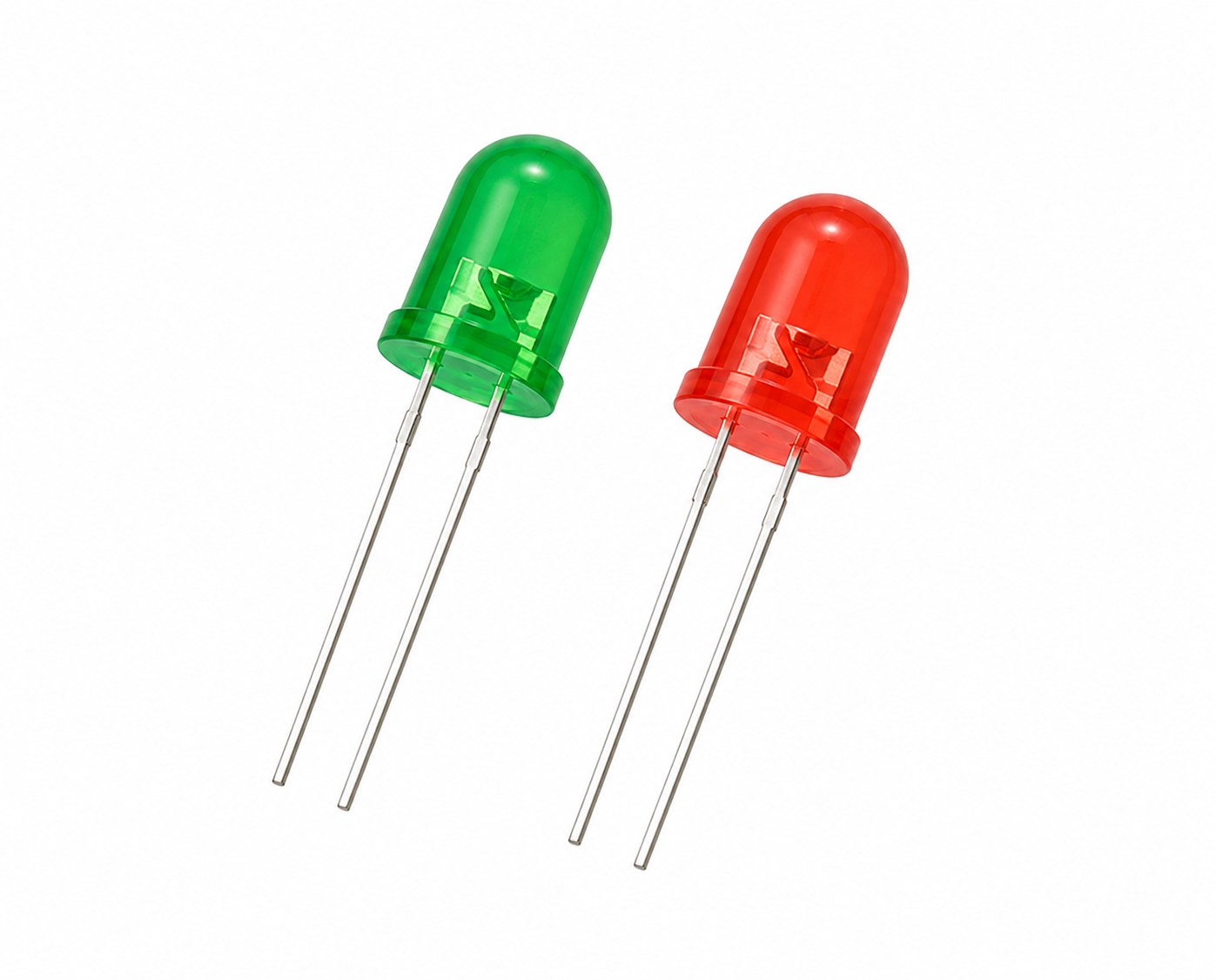 KINGBRIGHT 10mm Round Head DIP LED product image and specification table