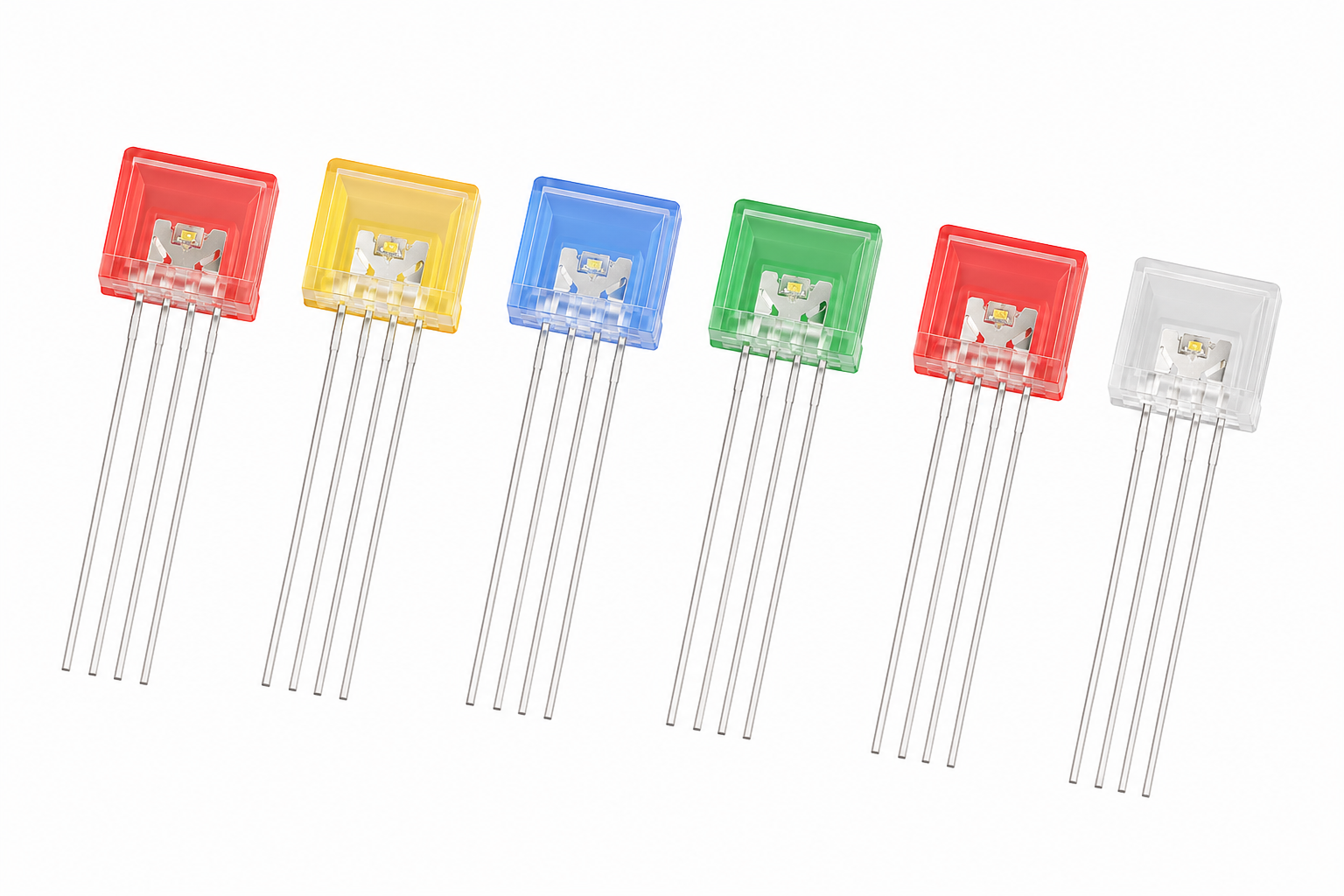 KINGBRIGHT 257mm Square Full Color DIP LED product image and specification table
